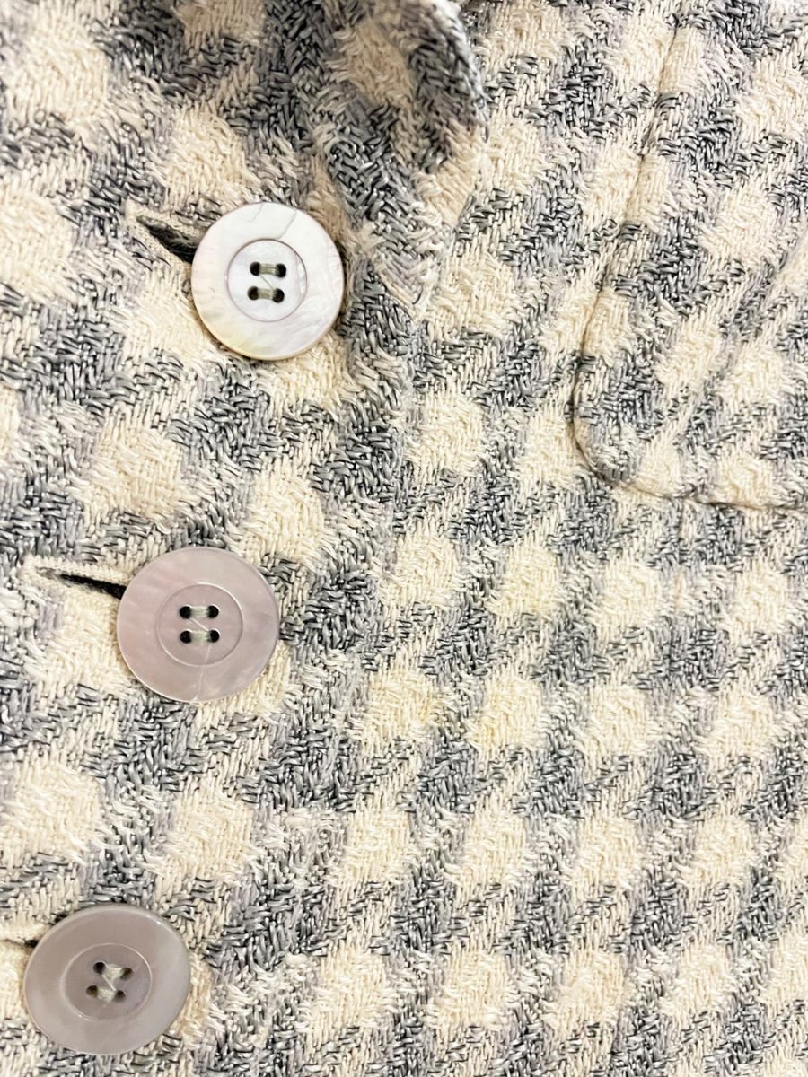 vintage 90s crisca large houndstooth suit set - good market thrift store