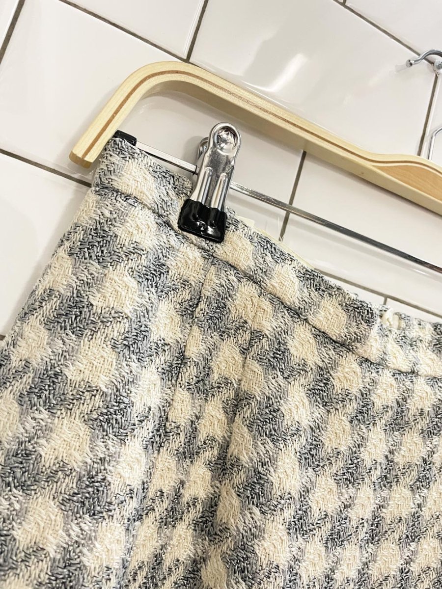 vintage 90s crisca large houndstooth suit set - good market thrift store