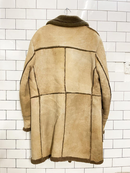 vintage simpsons shearling coat