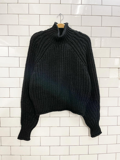 h&m wool-blend chunky sweater