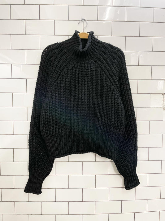 h&m wool-blend chunky sweater