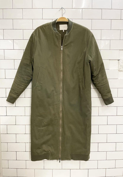 oak + fort maxi bomber jacket - good market thrift store