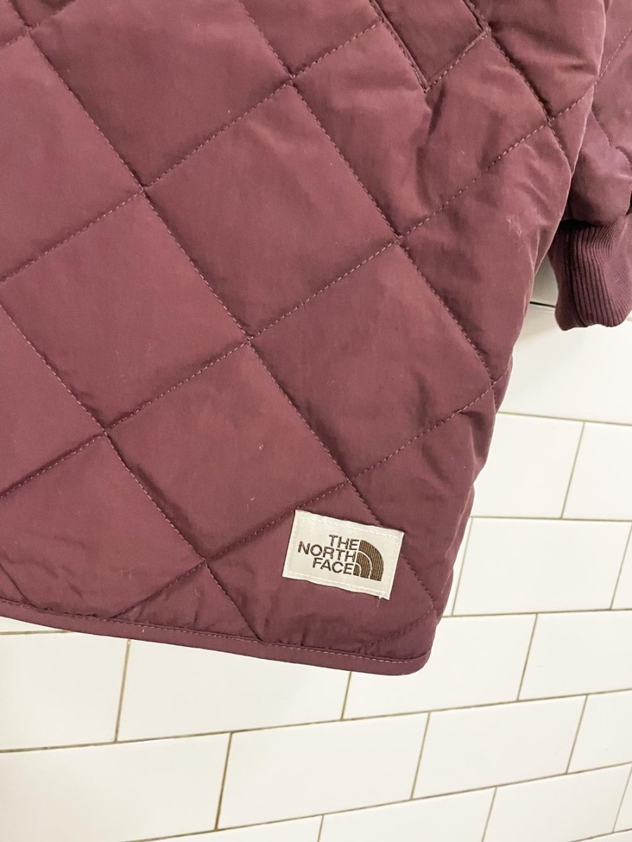 the north face cuchillo sherpa lined quilted parka - good market thrift store