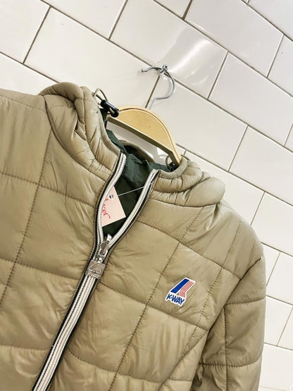 kway reversible puffer coat - good market thrift store