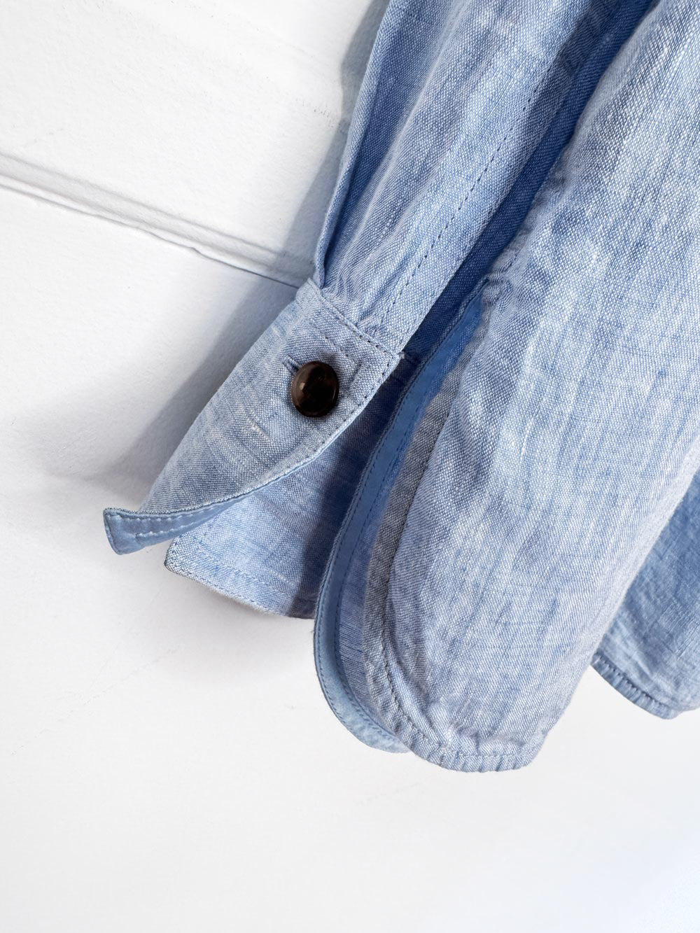 lafayette 148 100% linen relaxed full button shirt