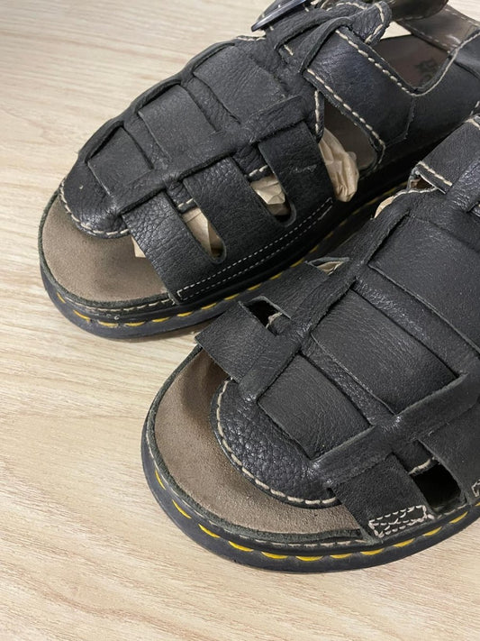 vintage doc martens leather fisherman sandal - good market thrift store