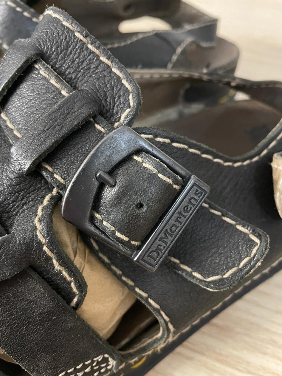 vintage doc martens leather fisherman sandal - good market thrift store