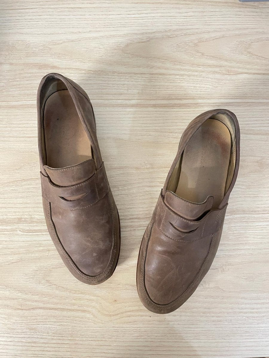 adelante the lorenzo leather penny loafer - good market thrift store