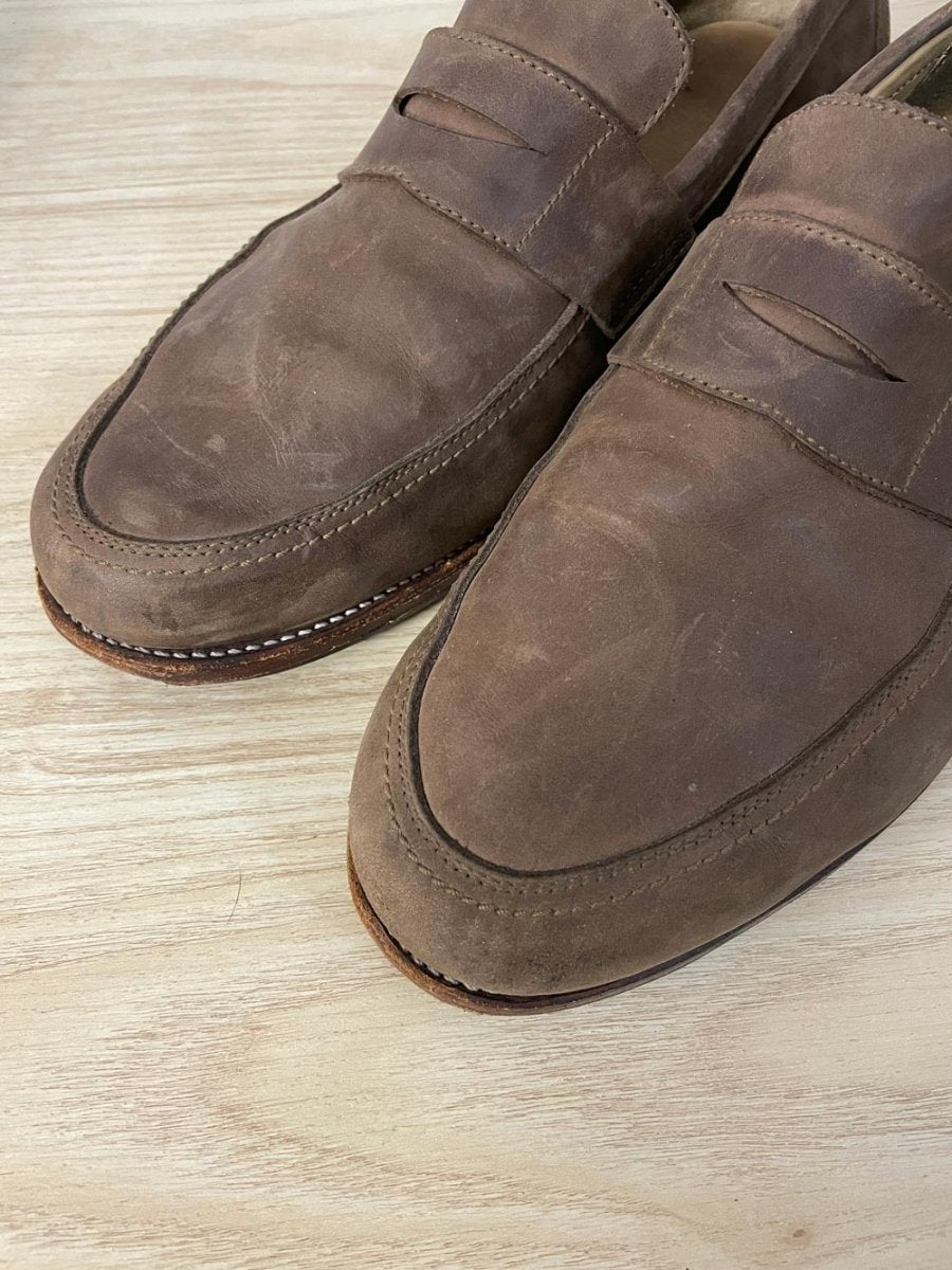 adelante the lorenzo leather penny loafer - good market thrift store