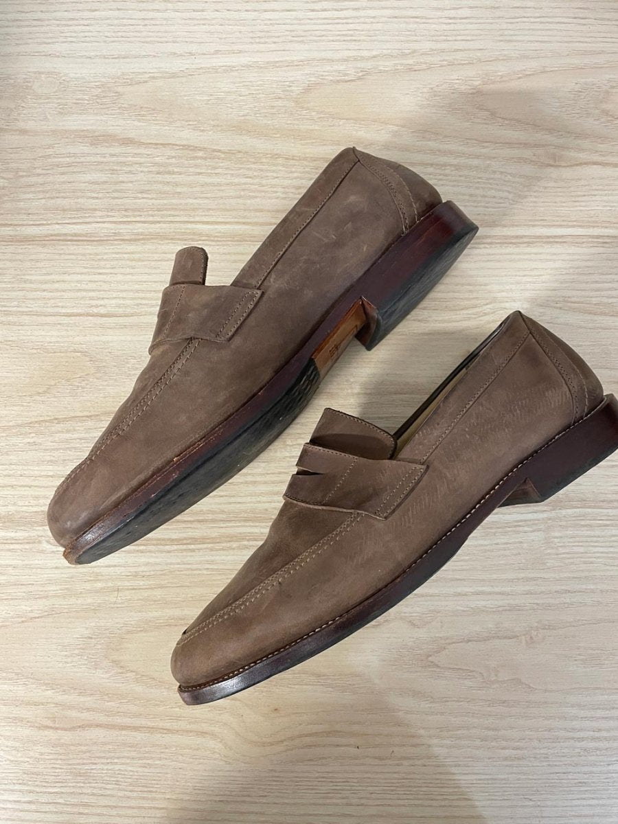 adelante the lorenzo leather penny loafer - good market thrift store