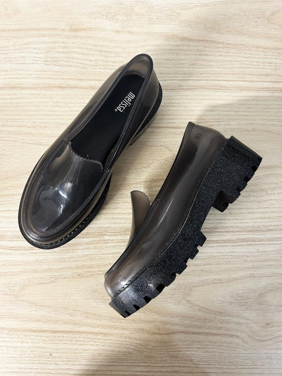 melissa transparent rubber platform loafer - good market thrift store
