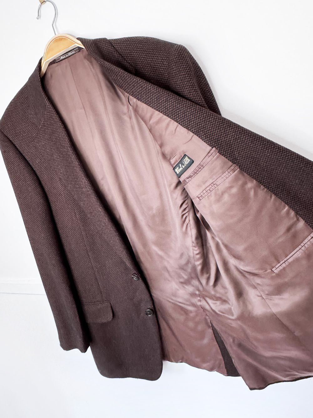 ermenegildo zegna wool-silk blazer | made in Spain
