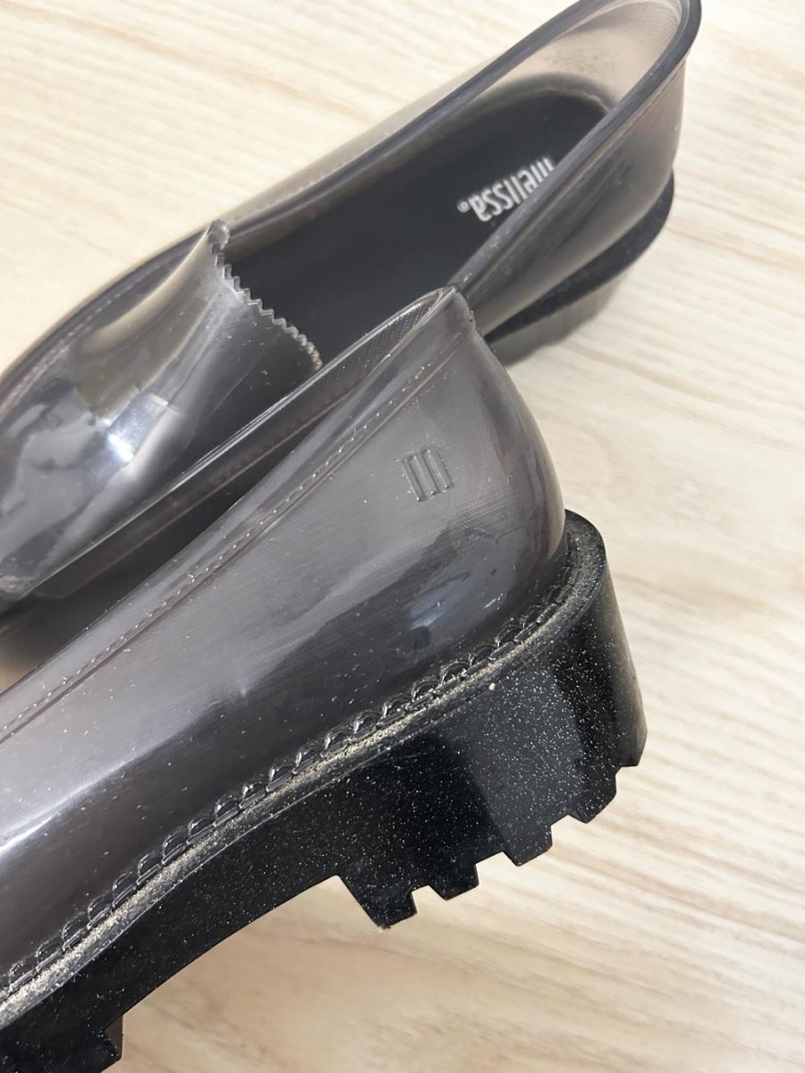 melissa transparent rubber platform loafer - good market thrift store