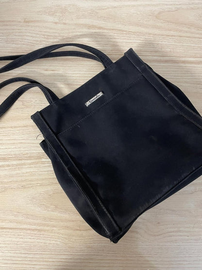 vintage 00s daniella minimal nylon shoulder bag - good market thrift store