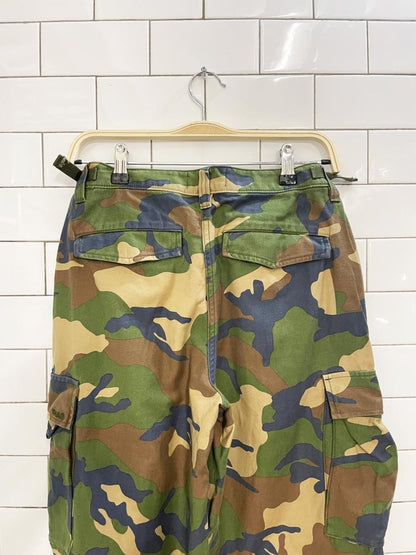 tna surplus camo cargo parachute pant - good market thrift store