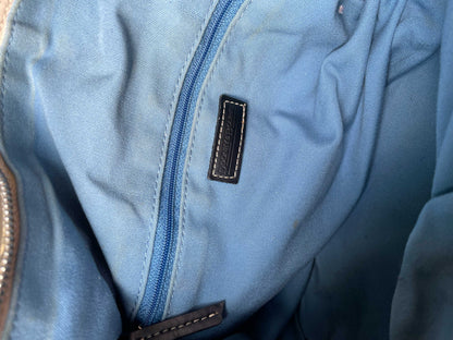 vintage 00s dooney & bourke canvas monogram shoulder bag