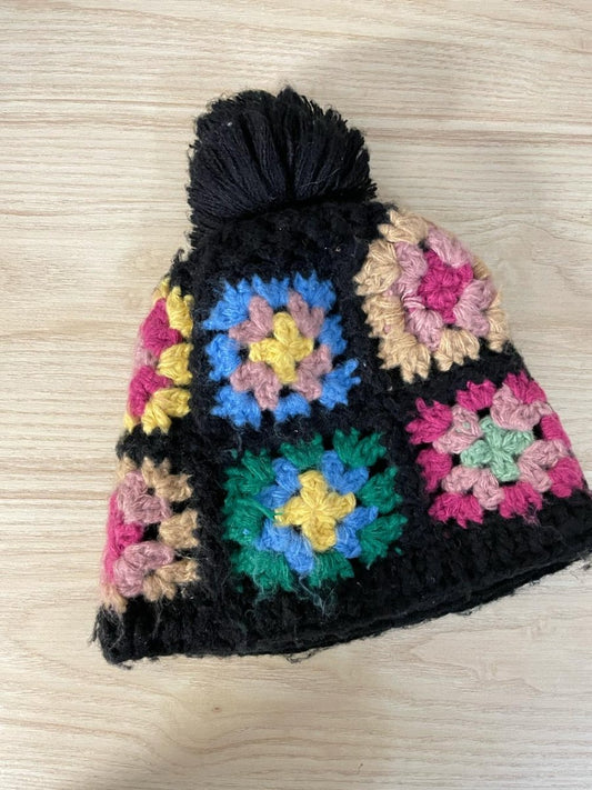 wild fable crochet granny square toque - good market thrift store