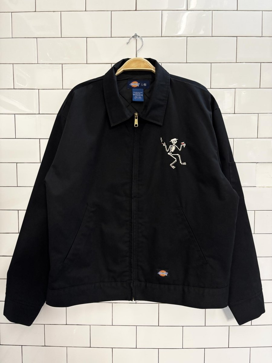 vintage social distortion dickies workwear jacket - good market thrift store