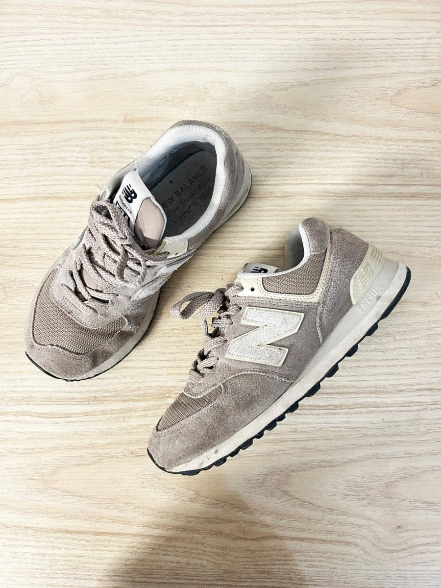 new balance 574 core suede sneakers - good market thrift store