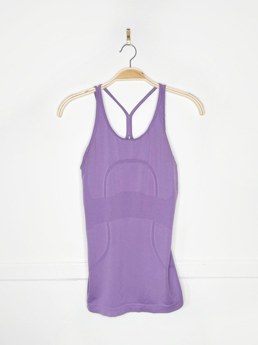 lululemon 2018 swiftly tech strappy tank | silverescent - good market thrift store