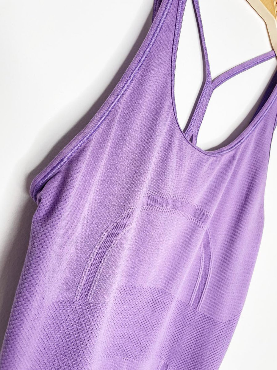 lululemon 2018 swiftly tech strappy tank | silverescent - good market thrift store