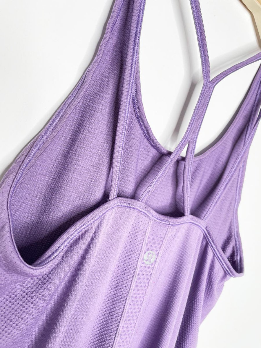 lululemon 2018 swiftly tech strappy tank | silverescent - good market thrift store