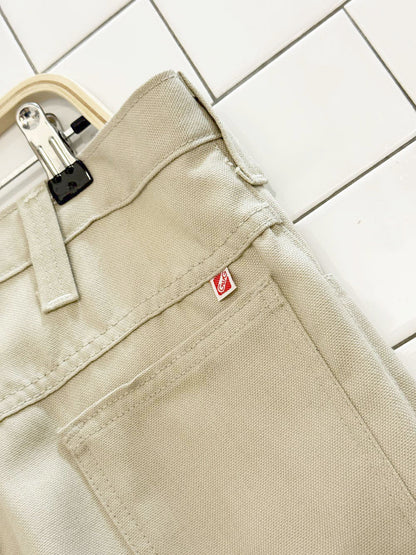 vintage 70s gwg pressed canvas bootcut pants | made in Canada
