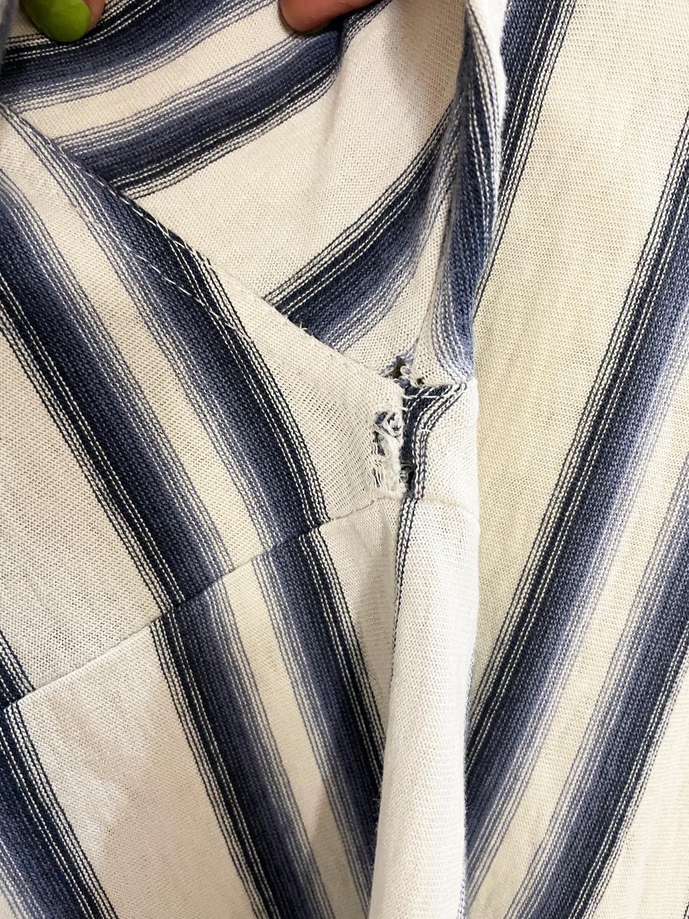 vintage 90s dockers quarter zip collared striped pullover | rework | made in canada