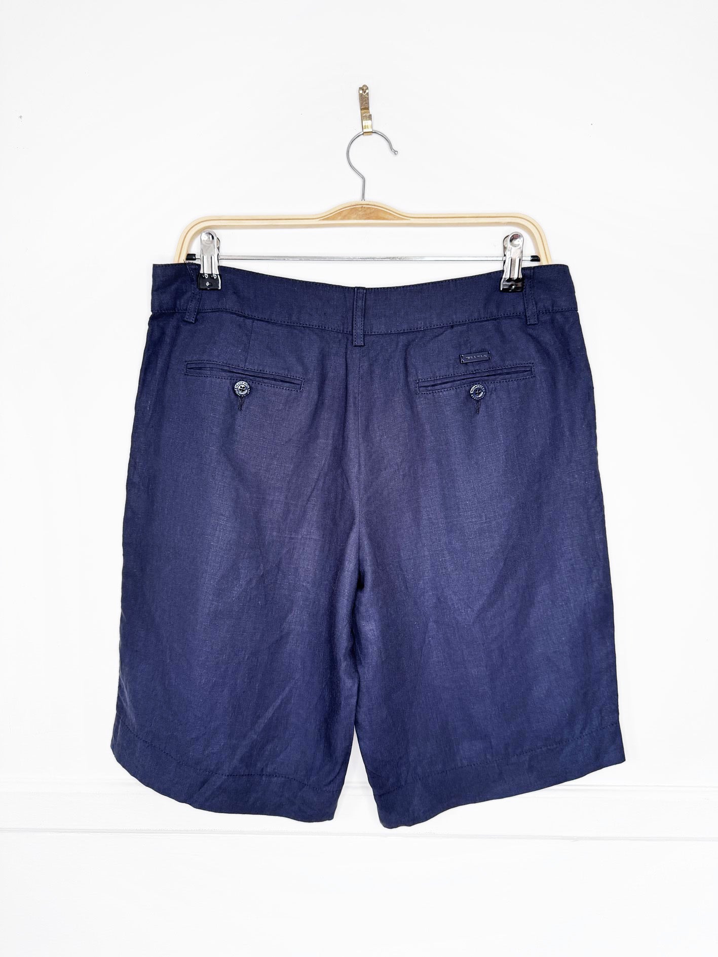 paul & shark 100% linen shorts | made in Italy