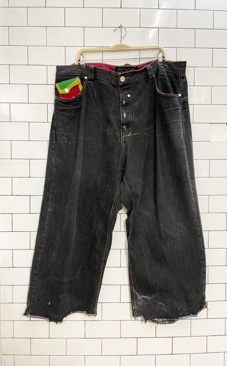 coogi baggy cropped jeans - good market thrift store