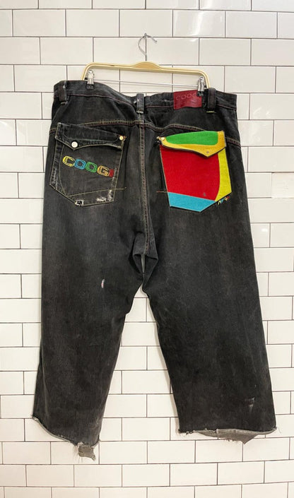 coogi baggy cropped jeans - good market thrift store