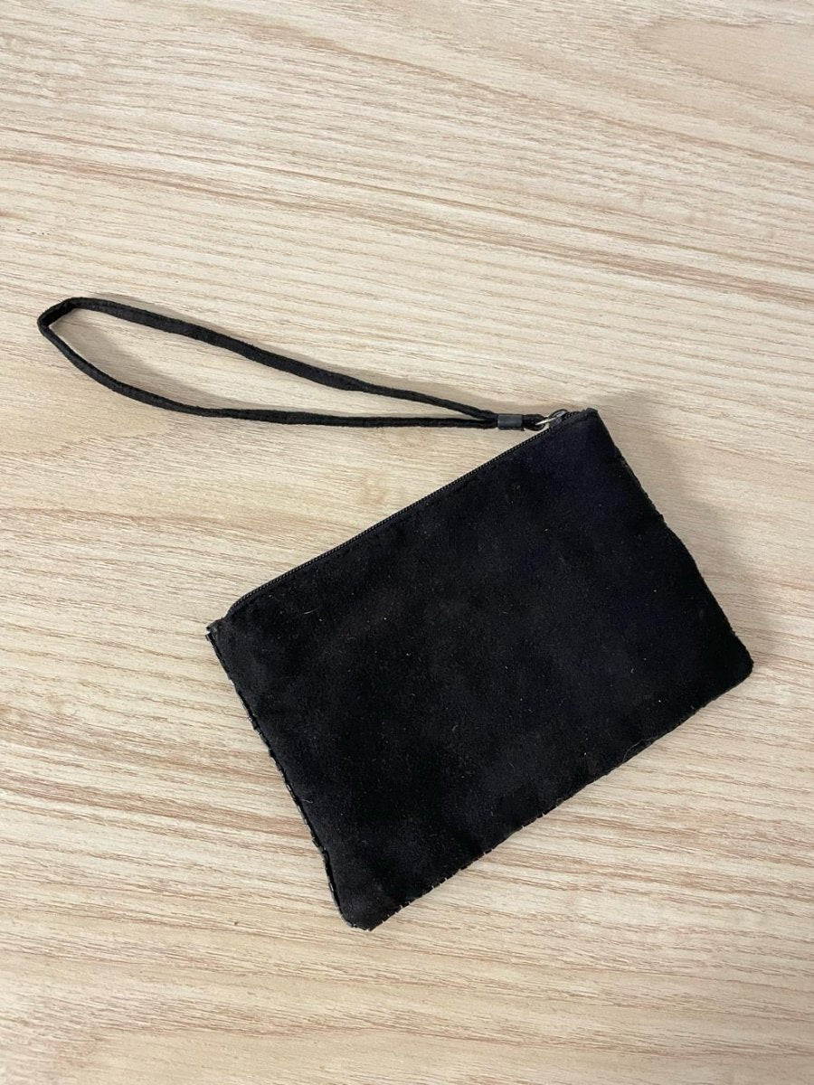 liz claiborne beaded martini zipper pouch - good market thrift store