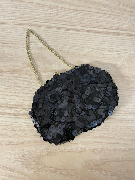 vintage sequin beaded clutch - good market thrift store