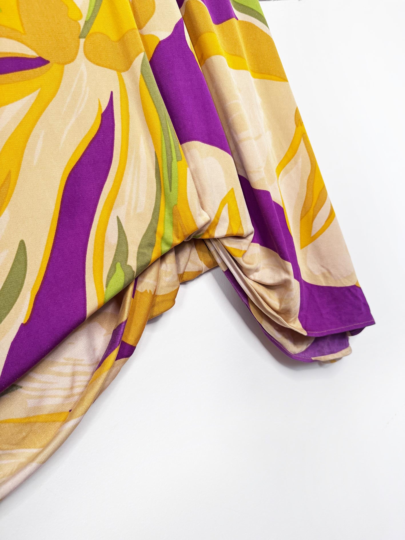 mara hoffman 100% silk keyhole halter resort dress | made in USA