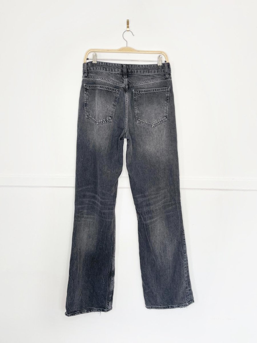 zara high rise wide leg jeans - good market thrift store