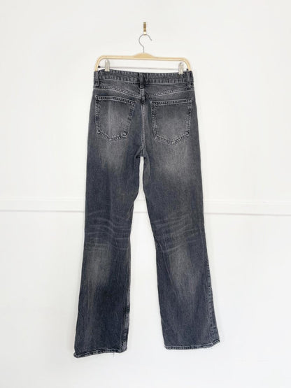 zara high rise wide leg jeans - good market thrift store