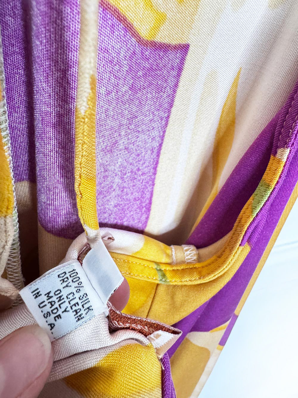 mara hoffman 100% silk keyhole halter resort dress | made in USA