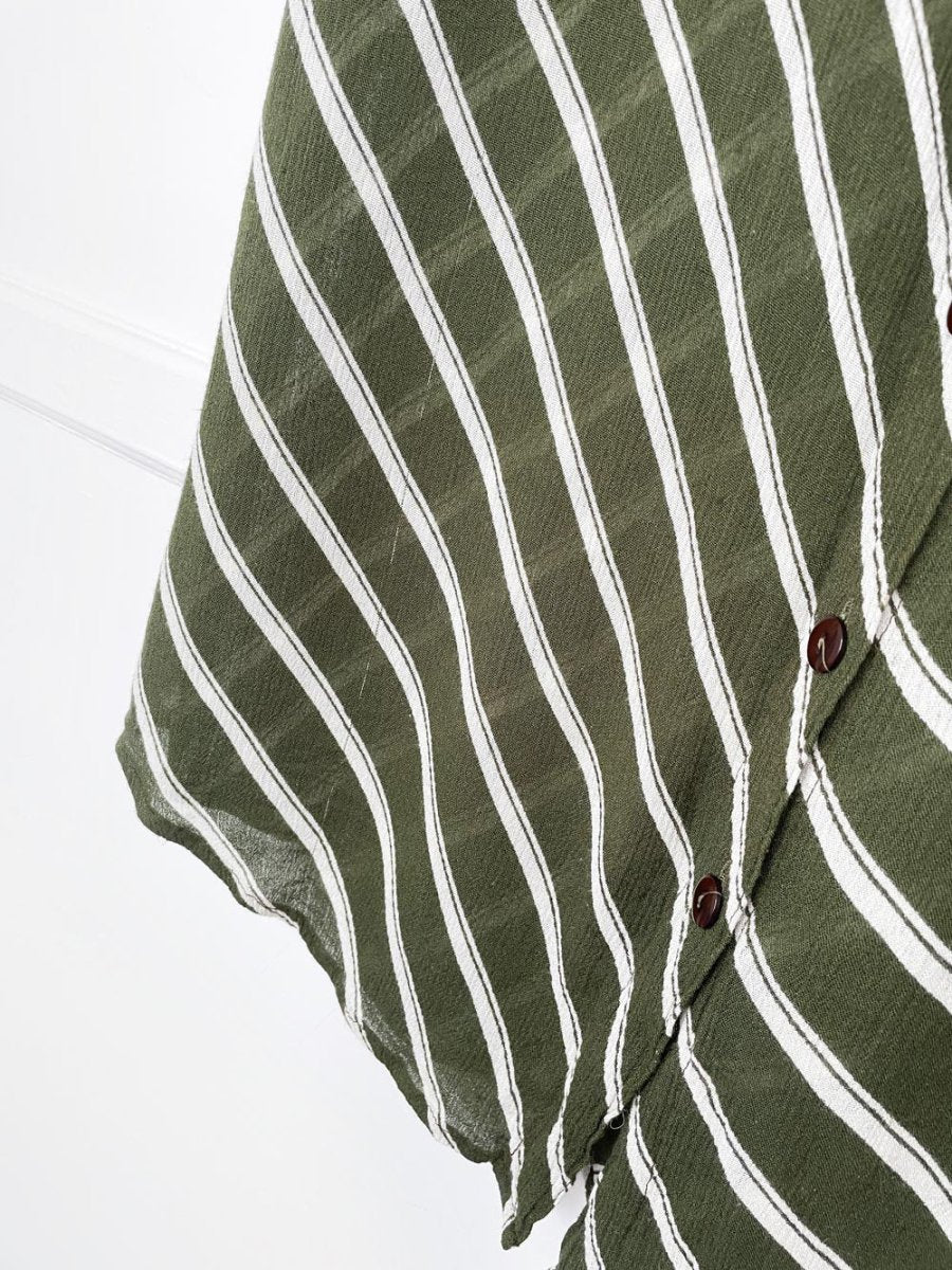 vintage 90s karan kollection lightweight rayon shirt | made in India - good market thrift store