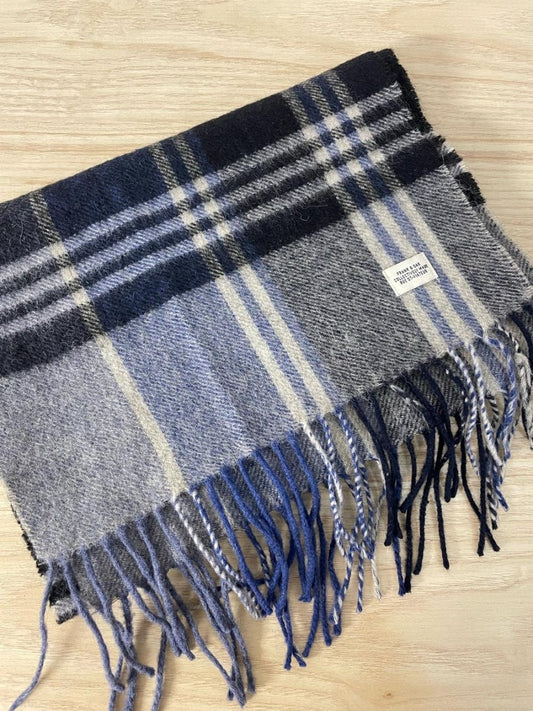 frank and oak wool tartan scarf - good market thrift store