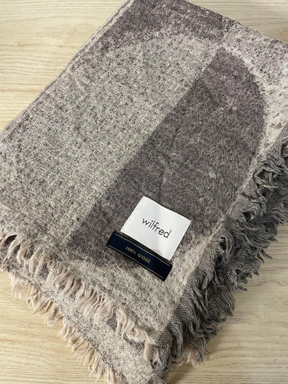 wilfred 100% wool haus party blanket scarf - good market thrift store