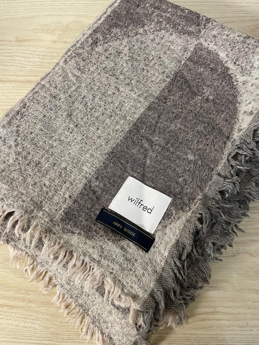 wilfred 100% wool haus party blanket scarf - good market thrift store