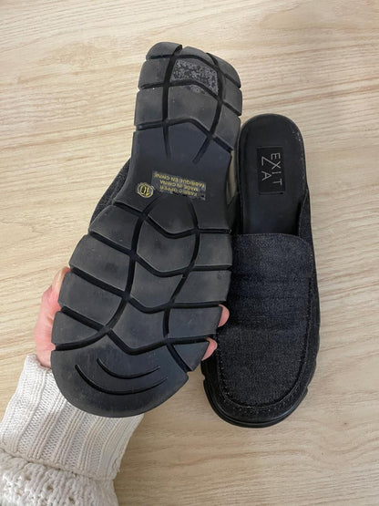 y2k exit la galaxy sparkly mules - good market thrift store