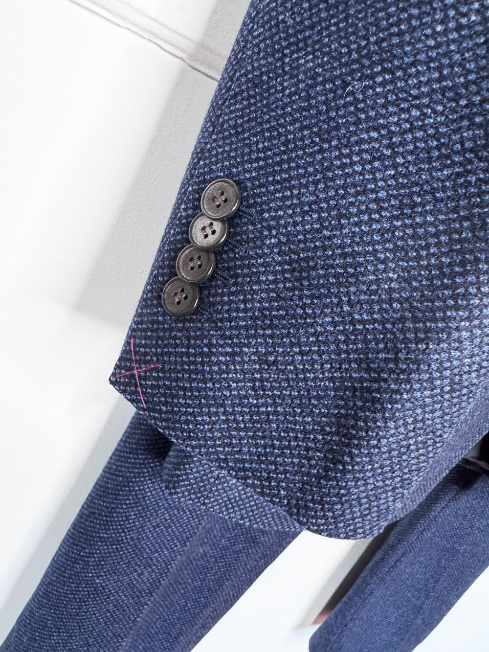 vitale barberis canonico 100% wool single breasted suit | original woolen havana flannel