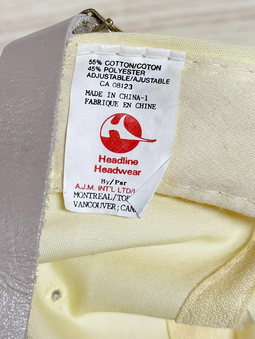 vintage 80s mocha lovebugs rope trim hat | headline headwear