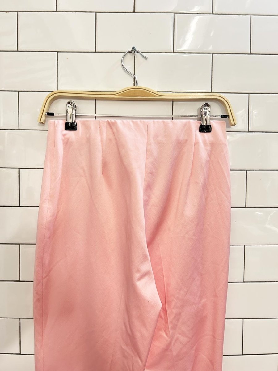 zara high rise satin flare pants - good market thrift store