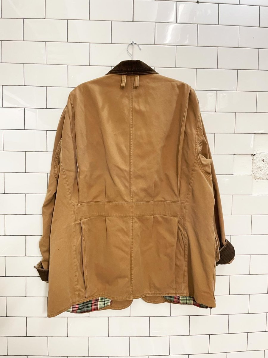 american living corduroy collar twill chore coat - good market thrift store