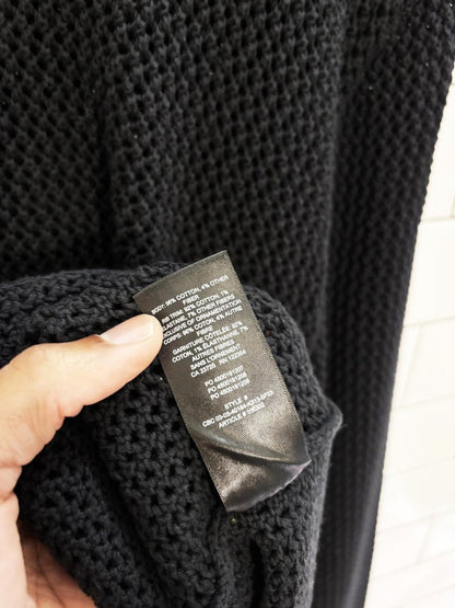 tna alameda mesh knit loose fit crewneck sweater | artizia - good market thrift store