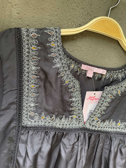 calypso st. barth silk embroidered mini dress