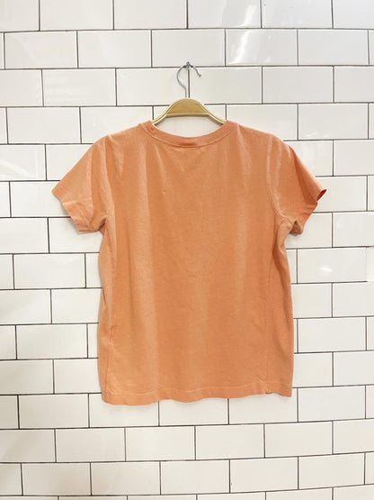 champion neon logo heavy cotton tee - good market thrift store