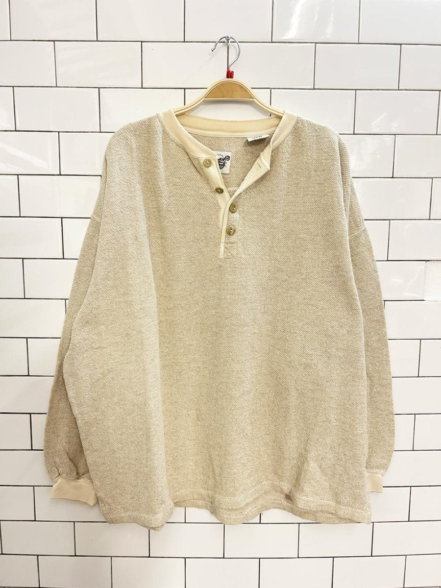 vintage 00s river washed jeans oversized cotton sweatshirt - good market thrift store